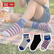 【BVD】3入組-足球小將1/2世界盃童襪-法國隊- (13-16CM)
