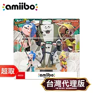 任天堂《amiibo 公仔》魚漿幫(塗擊隊) 鰻魚/鯊魚/鬼蝠魟[斯普拉遁系列]* Nintendo Switch * 台灣代理版