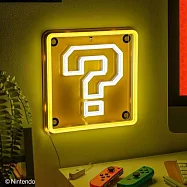 任天堂授權周邊 Paladone 壁掛式LED霓虹小夜燈(超級瑪利歐系列) 問號磚塊