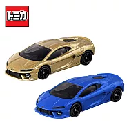 【日本正版授權】兩款一組 TOMICA NO.43 藍寶堅尼 TEMERARIO 跑車 Lamborghini 玩具車 多美小汽車