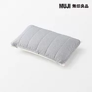 【MUJI 無印良品】涼感枕頭墊/灰色成品尺寸:W43&times;L63 cm 壓紋縫製加工