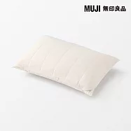 【MUJI 無印良品】涼感枕頭墊/象牙白成品尺寸:W43&times;L63 cm 壓紋縫製加工