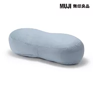 【MUJI 無印良品】柔軟多用途靠枕/迷你/藍色成品尺寸:W49&times;L22&times;D15 cm