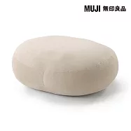 【MUJI 無印良品】柔軟多用途靠枕/淺米成品尺寸:W55&times;L40&times;D20 cm