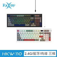 FOXXRAY 極域智慧螢幕三模無線機械鍵盤-青軸/紅軸 (FXR-HKW-110) 青軸