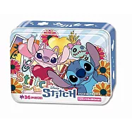 Stitch 史迪奇(2)鐵盒拼圖36片