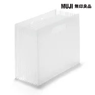 【MUJI 無印良品】聚丙烯立式風琴檔案分隔夾.A4/12口袋