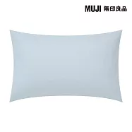 【MUJI 無印良品】涼感枕套/50/藍色成品尺寸:W50xL70 cm