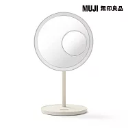 【MUJI 無印良品】LED化妝鏡/桌上型寬203x深161x高345mm/型號：MJ-LMR2GL