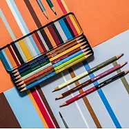 【CDA 瑞士卡達】CARAN D&rsquo;ACHE Paul Smith ED.5雙色鉛筆組