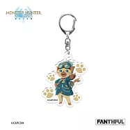 FANTHFUL《魔物獵人物語3 : 命運雙龍》 壓克力匙扣 [艾露貓魯迪]