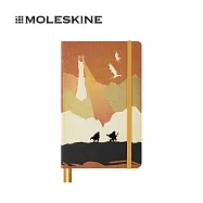 MOLESKINE x 魔戒限量系列「佛羅多與山姆 &middot; 魔戒遠征」筆記本/L型/空白