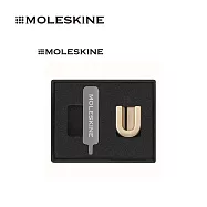 MOLESKIN 個性化配件系列 - 束繩串飾 (英文字母 - 金色) U