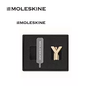 MOLESKIN 個性化配件系列 - 束繩串飾 (英文字母 - 金色) Y