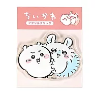KAMIO 吉伊卡哇壓克力夾子/ 吉伊卡哇+小桃鼠