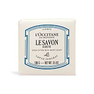 L&rsquo;OCCITANE 歐舒丹 乳油木皂(100g)-新版-多香味可選-公司貨 牛奶