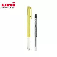 (1筆1芯)UNI STYLE FIT 開心筆時尚色系三色筆管 亮黃