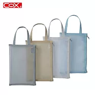 COX NO.0351H B6 手提網紗收納拉鍊袋 顏色隨機出貨