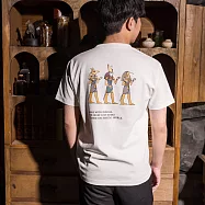 翡冷翠文創世界古文明藝術T恤|古埃及神祇壁畫 白XL (S-XL)