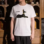 翡冷翠文創世界古文明藝術T恤|阿奴比斯 白XL (S-XL)