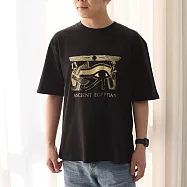 翡冷翠文創世界古文明藝術T恤|荷魯斯之眼 黑L (S-XL)