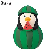 【DECOLE】concombre 微醺夏夜 乘涼時光 條紋西瓜企鵝