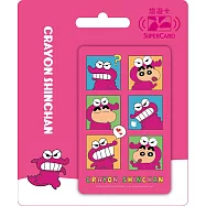 蠟筆小新六宮格Supercard悠遊卡 鱷魚阿山【受託代銷】