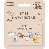 BT21 SuperCard悠遊卡 貓咪日常【受託代銷】