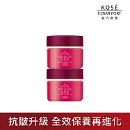 【KOSE 極上活妍】特濃彈力保濕凝霜EX mini 15g-2入組(保濕小紅瓶/8小時強效保濕/瞬效彈潤/淡化歲月痕跡)