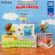【日本正版授權】全套4款 三眼怪 變裝躲貓貓公仔 扭蛋 098468