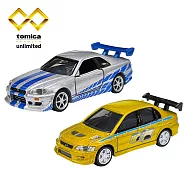 【日本正版授權】TOMICA PREMIUM 無極限 玩命關頭車組 日產/NISSAN/三菱 玩具車 多美小汽車