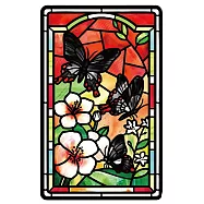 老屋顏鑲嵌玻璃系列SUPERCARD悠遊卡 臺灣原生種 寬尾鳳蝶【受託代銷】