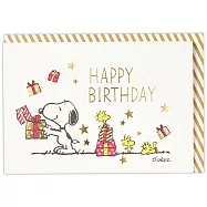 Hallmark 立體生日卡片_ SNOOPY點生日蠟燭