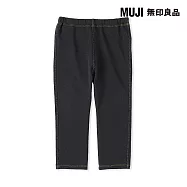 【MUJI 無印良品】幼兒丹寧感全長緊身褲 80 黑色