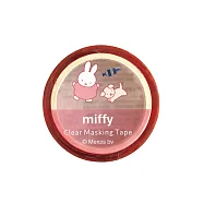 【日本Green Flash】Miffy米飛兔系列 金箔半透明裝飾膠帶 ‧ 跳舞