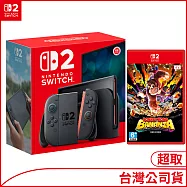 Nintendo Switch 2主機+Nintendo Switch 2遊戲軟體《咚奇剛 蕉力全開》中文版[台灣公司貨]