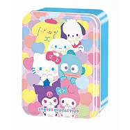 Sanrio characters好朋友臉貼臉鐵盒拼圖36片