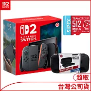 NS2主機+TEAM 512G 記憶卡+收納包