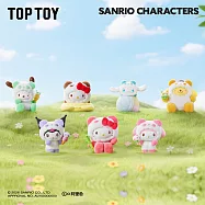TOPTOY 三麗鷗家族彩色熊貓系列盲盒 _單入隨機款