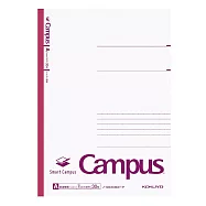 KOKUYO Campus輕量型筆記本B5點線 A罫-粉
