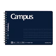 KOKUYO Campus大人橫向筆記本 (線圈款)B6 點線-藍