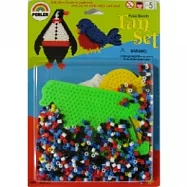 《Perler拼拼豆豆》拼豆樂園1,100顆-笨鳥與國王企鵝 (企鵝板、鳥板)