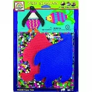 《Perler拼拼豆豆》拼豆樂園1,100顆-彩虹魚與國王企鵝 (企鵝板、大魚板)