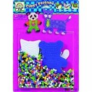《Perler拼拼豆豆》拼豆樂園1,100顆-熊貓與貓咪 (大貓板、熊板)