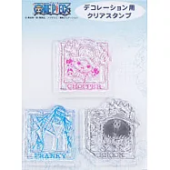 one piece矽膠印章-人物:佛朗基、喬巴、布魯克