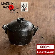 【日本長谷園伊賀燒】電鍋造型小砂鍋(黑)