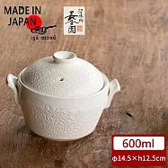 【日本長谷園伊賀燒】電鍋造型小砂鍋(白)