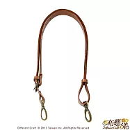 【布藝漾小舖】純手工頂級牛皮兩用可調提把(龍蝦鉤款)駝色