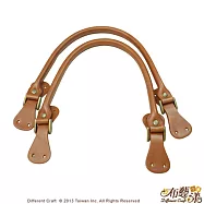 【布藝漾小舖】純手工頂級曲線下片包心提把駝色