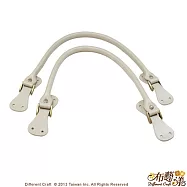 【布藝漾小舖】純手工頂級曲線下片包心提把麻色